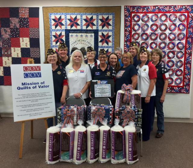 Post 1214 supports Quilts of Valor program for entire year Legiontown